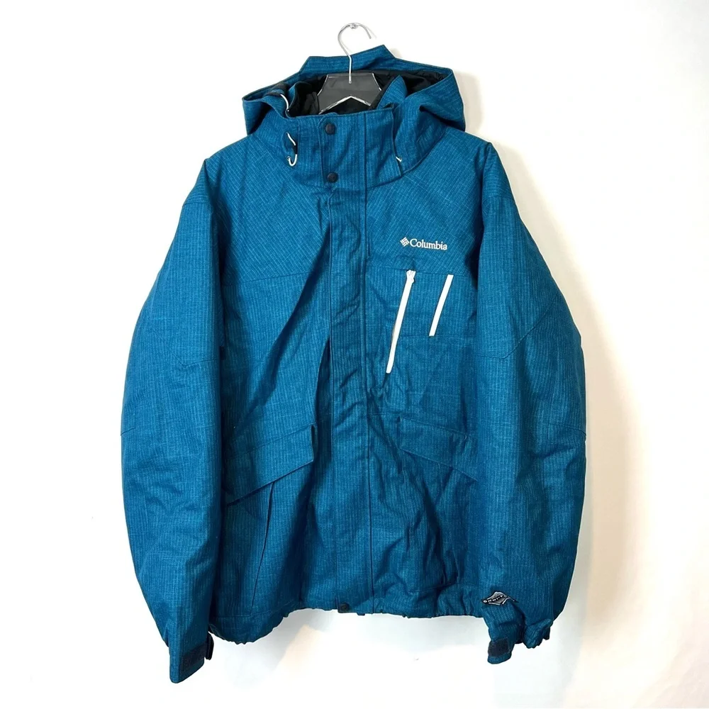 Columbia two layers blue Ski Jacket XL - Picture 1 of 10